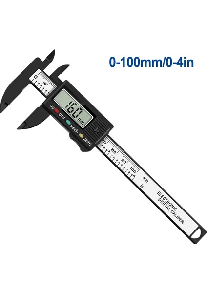0-100MM Dijital Sürmeli Kumpas LCD Elektronik Altimetre Mikrometre Ölçme Aracı Plastik Cetvel 0-150MM 0-100MM 6-Inç (Yurt Dışından) indirimleri
