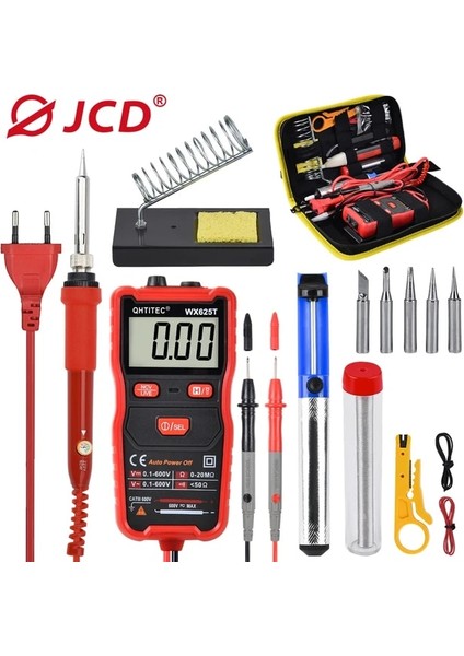 Gri 110V 60W, Ab, Kaynak Uçlu Jcd 60W Dijital Elektrikli Havya Seti Sıcaklık Ayarlı 220V Kaynak Aleti Seramik Isıtıcı Lehimleme Uçları Tamir (Yurt Dışından)