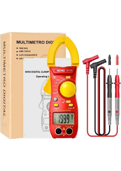 Siyah 69HF Yüksek Doğruluk Pens Metre Amp Metre True Rms Multimetre Otomatik Değişen Volt Test Cihazı (Yurt Dışından) indirimleri