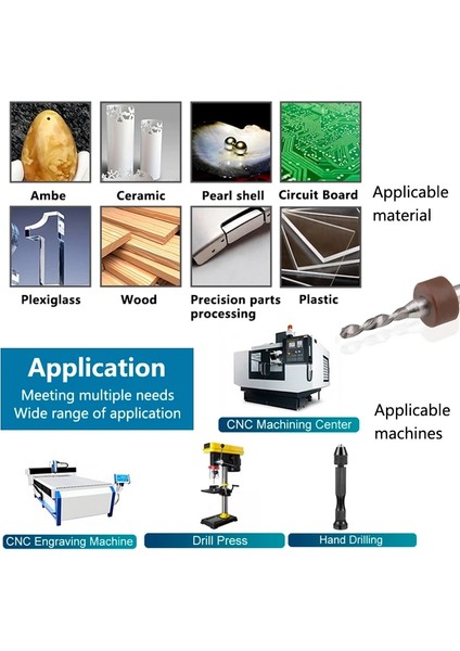 10 Adet 1.1mm Xcan 10 Adet 1.1mm-2.0mm Ithalat Karbür Pcb Matkap Uçları Baskı Devre Mini Cnc Delme Ucu Seti (Yurt Dışından)