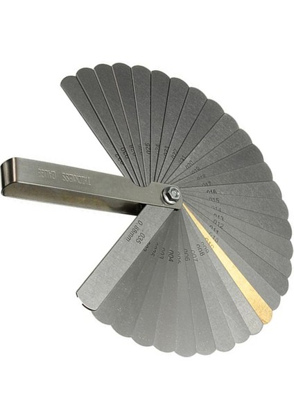 Type1 32 Adet Set Gitar Mesafe Bulucu Feeler Ölçer Vana Öğretim Feeler Ölçer Enstrüman Aksesuarı (Yurt Dışından)