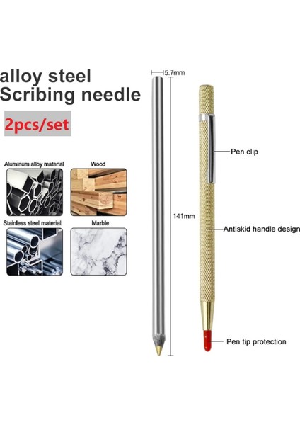 2 Adet 2 Adet Elmas Metal Işaretleyici Gravür Kalem Tungsten Karbür Uç Stylus Kalem Cam Seramik Metal Ahşap Gravür El Aletleri (Yurt Dışından) fırsatları