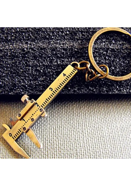 Stil 2 Taşınabilir Mini Metal Cetvel Sürmeli Kumpas Cetvel Anahtarlık Hareketli Sürmeli Kumpas Cetvel Modeli Anahtarlık Yaratıcı Hediye (Yurt Dışından)