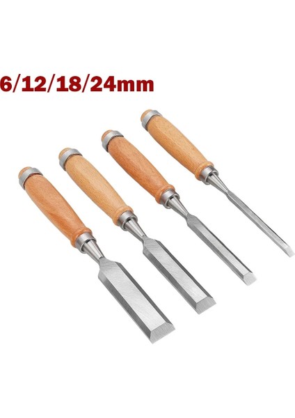 12MM Profesyonel Ahşap Oyma Keski 6/12/18/24MM Marangozluk Düz Keskiler Dıy Ağaç Işleme Gravür Oyma Bıçağı (Yurt Dışından)