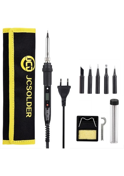 Mor 80W 110V, Abd, Kaynak Uçlu Jcd 80W Elektrikli Havya LCD Dijital Ekran Ayarlanabilir Sıcaklık 220V/110V Lehim Istasyonu Kaynak Onarım Aracı Kiti 908S (Yurt Dışından)