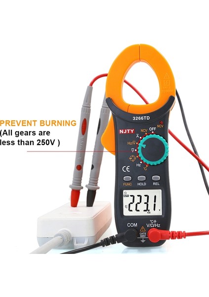 3266TD Dijital Pens Metre Ac/dc/dv Dijital 6000/4000/2000 Sayımlar Ncv Akıllı Kelepçe Multimetre Gerilim Kondansatör Ohm Hz Test Cihazı (Yurt Dışından) indirimleri
