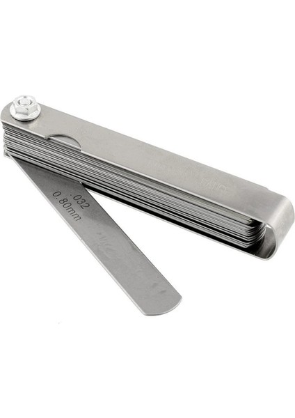 32 Bıçak Kombinasyonu Feeler Ölçer Metrik 0.04-0.88MM Kalınlık Ölçme Aletleri (Yurt Dışından) fırsatları