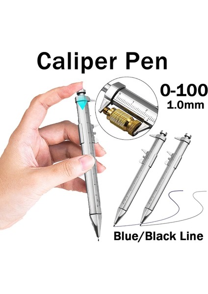 Mavi Çizgi Yeni 0-100 Kumpas Kalem Sürmeli Kaliper Rulo Tükenmez 1.0mm Plastik Öğrenci Kırtasiye Kumpas Kalem Percision Ölçme Aletleri (Yurt Dışından) fırsatları