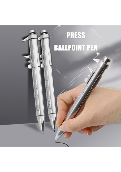 Siyah Çekirdek 1 Adet Çok Fonksiyonlu Kalem Plastik Sürmeli Kumpas 0-100MM Tükenmez Işaretleme Kalemi Ölçekli Cetvel Kalem Yaratıcı Okul Hediyeleri (Yurt Dışından) modelleri