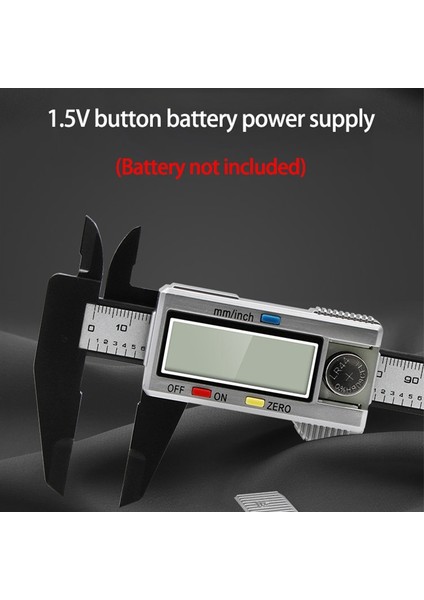 Siyah Opp Torba ile Karbon Fiber Sürmeli Kumpaslar 0-150MM Doğruluk 0.1 Elektronik Dijital Kumpas Plastik Ölçer Mikrometre Cetvel Ölçme Aletleri (Yurt Dışından) indirimleri