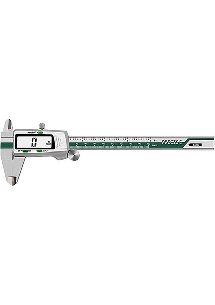 Gümüş Dijital Kumpas 6 Inç Paslanmaz Çelik Elektronik Sürmeli Kumpas 150MM Puan/mm/inç Yüksek Hassasiyetli Ölçüm Aracı (Yurt Dışından)