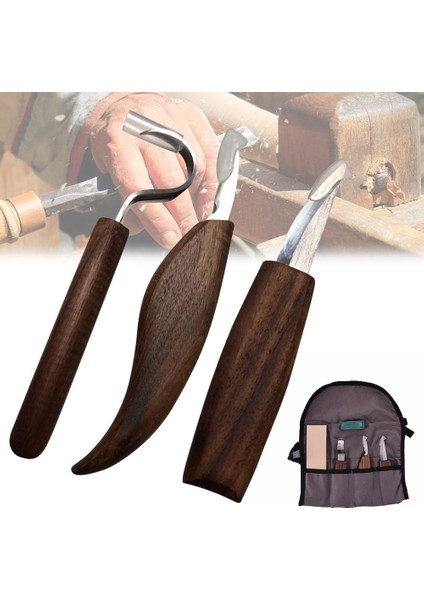 5 Adet Dıy El Keski Ahşap Oyma Araçları Kaşık Oyma Bıçağı Gravür Ahşap Oyma Heykel Kesici Çip Bıçaklar Ağaç Işleme El Aletleri (Yurt Dışından) fiyatları