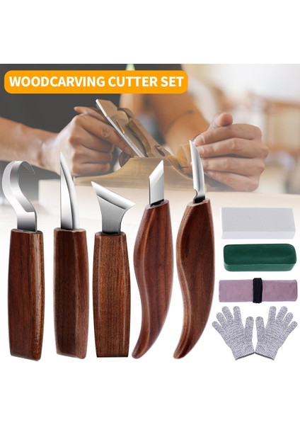 5 Adet Dıy El Keski Ahşap Oyma Araçları Kaşık Oyma Bıçağı Gravür Ahşap Oyma Heykel Kesici Çip Bıçaklar Ağaç Işleme El Aletleri (Yurt Dışından) modelleri