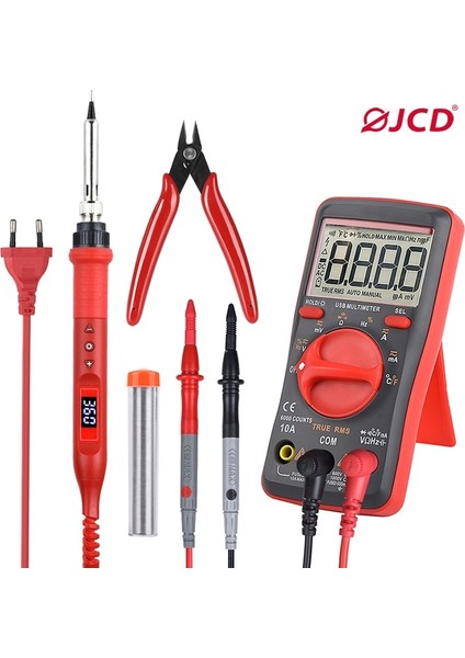 Gümüş 80W 220V, Ab Jcd 908U 80W Kalay Havya Aydınlatma Çok Fonksiyonlu Düğme Lehimleme Seti Lehimleme Diy Kiti Için Ayarlanabilir Sıcaklık (Yurt Dışından)