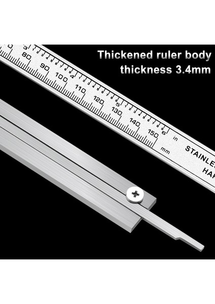 0-150MM Kumpas Kutusu 0-150MM Sürmeli Kumpas Paslanmaz Çelik Renkli LCD Dijital Kumpas Aracı 6 Inç Derinlik Ölçüm Aracı Göstergesi (Yurt Dışından) modelleri