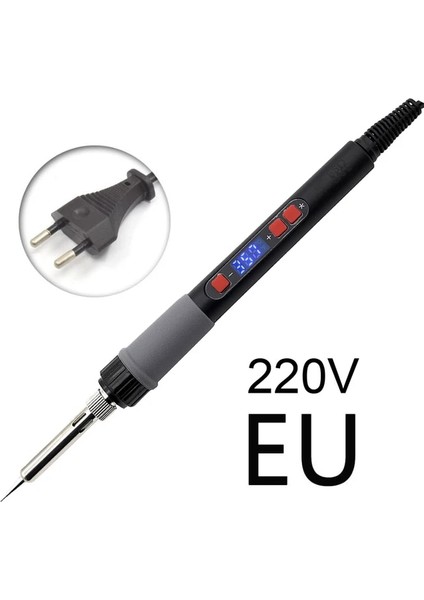 Kırmızı 220V Ab Tak Sıcaklık Ayarlanabilir Elektrikli Havya 110V / 220V 60W Mini Kolu Isı Kalem Lehim Istasyonu (Yurt Dışından)