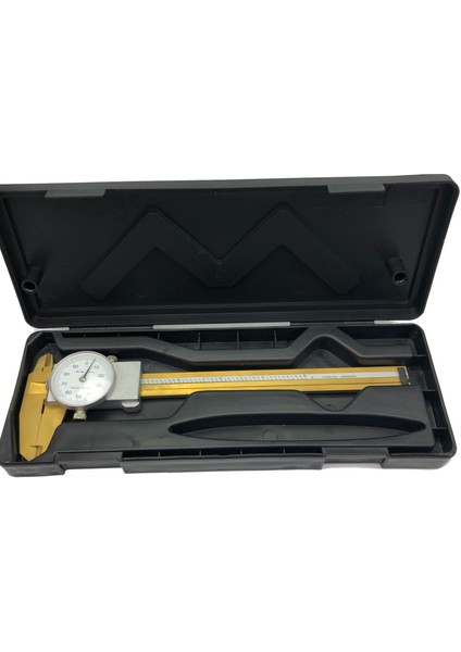 Şerit 150MM 6 Inç Darbeye Dayanıklı Kadranlı Kaliper 0-150MM Kadranlı Sürmeli Kumpas Mikrometre Göstergesi. (Yurt Dışından) fiyatları