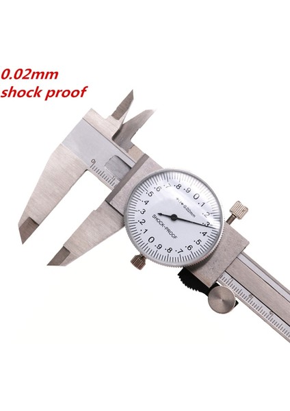 Şerit 150MM 6 Inç Darbeye Dayanıklı Kadranlı Kaliper 0-150MM Kadranlı Sürmeli Kumpas Mikrometre Göstergesi. (Yurt Dışından) fırsatları