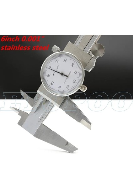 Şerit 150MM 6 Inç Darbeye Dayanıklı Kadranlı Kaliper 0-150MM Kadranlı Sürmeli Kumpas Mikrometre Göstergesi. (Yurt Dışından) indirimleri