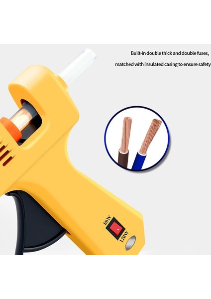 Yükseltilmiş Trompet Abd Moyotec Sıcak Tutkal Tabancası Tutkal Çubukları 20 W Endüstriyel Mini Silahlar Termo Elektrikli Isı Sıcaklık Aracı El Sanatları Onarım Aracı (Yurt Dışından) fırsatları