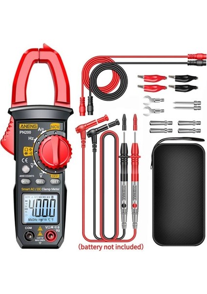 PN200 Pro Aneng PN200 Dijital Pens Metre Dc/ac 600A Akım 4000 Sayım Multimetre Ampermetre Gerilim Test Cihazı Araba Hz Kapasite Ncv Ohm Testi (Yurt Dışından)