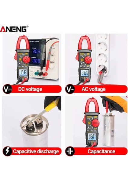 PN200 Pro Aneng PN200 Dijital Pens Metre Dc/ac 600A Akım 4000 Sayım Multimetre Ampermetre Gerilim Test Cihazı Araba Hz Kapasite Ncv Ohm Testi (Yurt Dışından) fırsatları