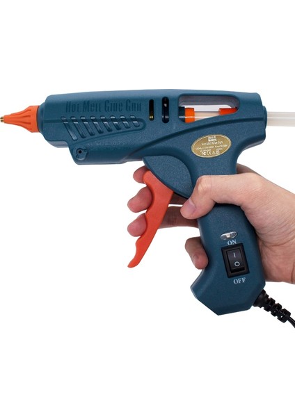 1.5X55MM 50W-150W, Ingiltere Sıcak Tutkal Tabancası 50W/150W Sabit Sıcaklık Sıcak Tabancası 11MM Tutkal Çubukları Profesyonel Endüstriyel Eriyik Tabancası Yapıştırıcı Tamir Aracı (Yurt Dışından)