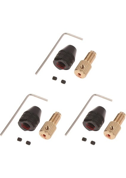 Stil 3 Elektrik Motor Mili Mini Matkap Chuck Fikstür 0.5-3.2mm Matkap Ucu Mikro Matkap Chuck Hex Matkap Chuck Adaptörü 2.3MM/3.17MM/5MM (Yurt Dışından)