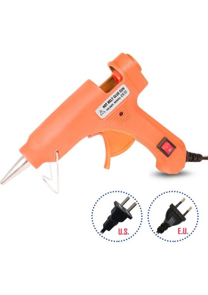 Turuncu 20W, Ab Monvıct Mini Sıcak Tutkal Tabancası, Çocuklar Için Küçük Sıcak Tutkal Tabancası Dıy Küçük El Sanatları Projeleri ve Ev Hızlı Onarımlar 7mm Tutkal Çubukları Kullanın (Yurt Dışından)