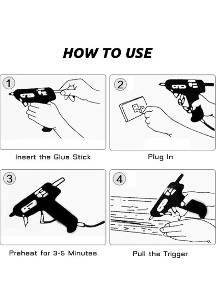 Sadece Tutkal Tabancası Abd Elektrikli Isı Tabancası 20 W ile 7mm Tutkal Çubukları Ev Dıy Endüstriyel Isı Sıcaklığı Tutkal Çubukları Tabancaları Elektrikli Tamir Aracı (Yurt Dışından) fiyatları