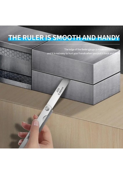 1 Adet 32 Bıçak Feeler Ölçer Metrik Boşluk Dolgu Evrensel Kalınlık Ölçer 0.04-0.88MM Yüksek Doğruluk Göstergeleri Ağaç Işleme Ölçüm Aracı (Yurt Dışından) modelleri