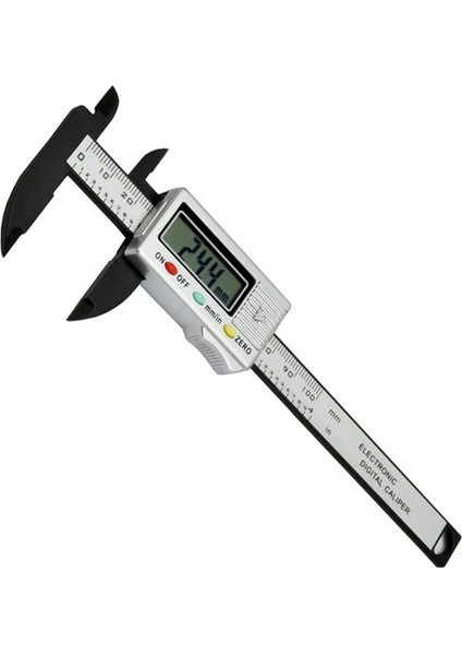 150MM Şerit 150MM/6" Karbon Fiber Dijital Kumpas 100MM/4 Inç Plastik Sürmeli Kumpas Ölçer Elektronik Plastik Kumpas Kaymak Cetvel Ölçer (Yurt Dışından) fırsatları