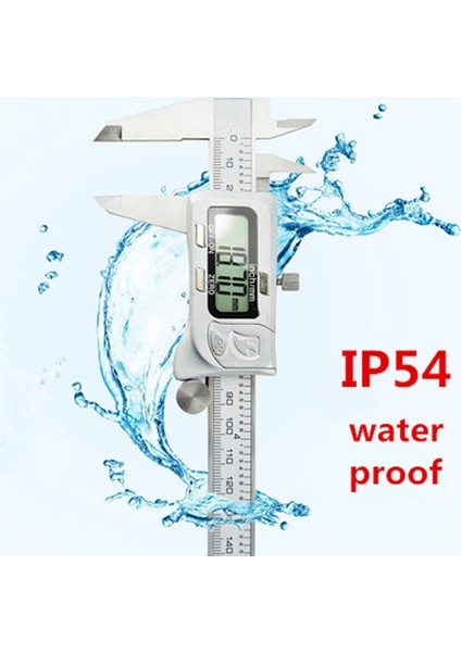Yeşil Renk IP54 Su Geçirmez Dijital Sürmeli Kumpas 150 mm 0,01 mm Toz Geçirmez Çelik Sürmeli Kumpas Elektronik Paquimetro Kumpas Dijital (Yurt Dışından) fiyatları