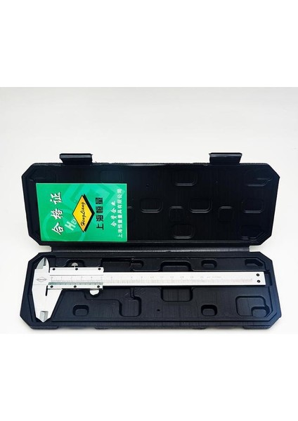 Kutulu 0-150MM Yüksek Hassasiyetli Paslanmaz Çelik Sürmeli Kaliper Şartname 0-150MM 0-200MM 0-300MM Doğruluk 0.02MM Ölçüm Cihazı (Yurt Dışından)
