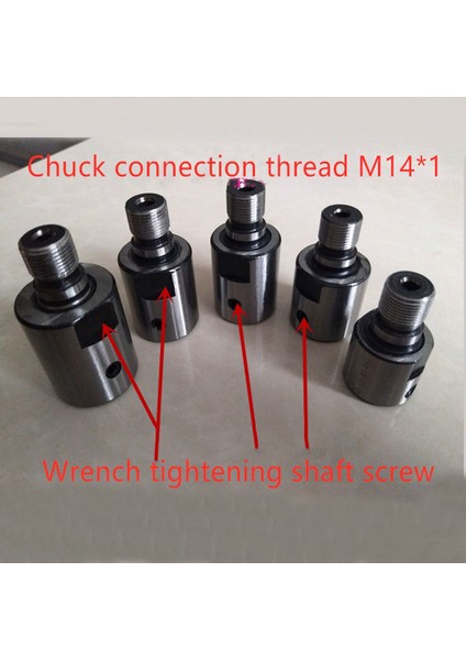 10MM M14-1 Konektörü 8/10/12/14/15/16/19MM M14 Adaptörü M14 * 1 Biyel Bağlayıcı Burç Ağaç Işleme Aynası Torna Tezgahı Değirmeni Dıy M14 Adaptörü (Yurt Dışından) fiyatları