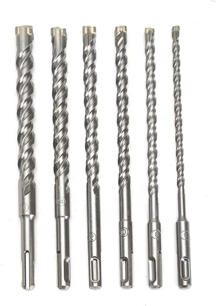 10MM 160MM Elektrikli Darbeli Matkap Uçları 5/6/8/10/12/14/16MM Çapraz Tip Tungsten Çelik Alaşımlı Sds Plus Duvar Beton Kaya Taş (Yurt Dışından) modelleri