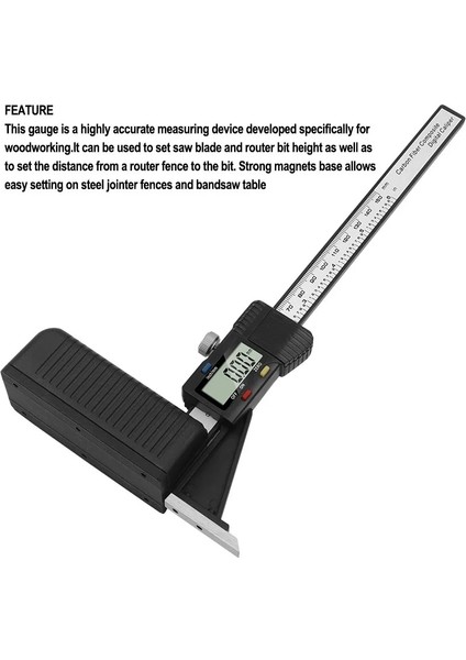 Dijital Yükseklik Ölçer Kaliper 0-150MM Sürmeli Kumpas Cetvelli Cetvel Elektronik Ağaç Işleme Masa Markalama Cetvel Ölçme Araçları (Yurt Dışından) fiyatları