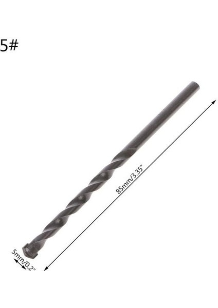 5mm Tungsten Karbür Matkap Ucu Duvarcılık Uçlu Beton Delme 4/5/6/8/10MM Güç F (Yurt Dışından)