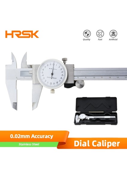 IP54 Kaliper Kadranlı Kumpas Metal Sürmeli Kumpas Kadranlı Göstergeli Mikrometre Paslanmaz/karbon Çelik Ölçer Ölçme Aletleri Pied A Coulisse (Yurt Dışından) modelleri