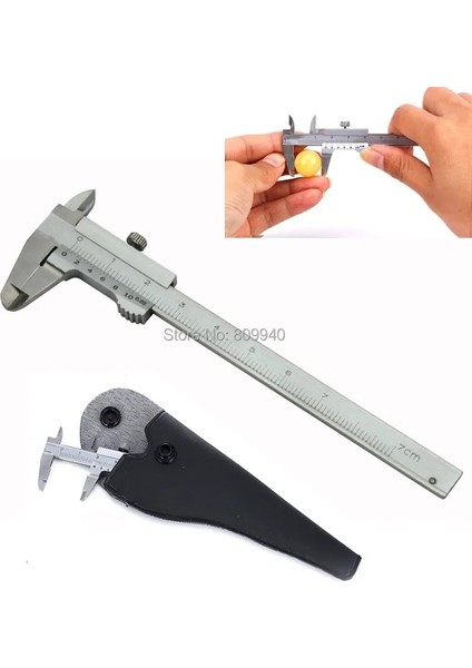 0-40MM Mini Sürmeli Kumpas 0-40MM 70MM 100MM 150MM Sertleştirilmiş Metrik Makinist Kaydırıcı Kumpas 0-70MM Kalınlık Ölçer Ölçüm Araçları (Yurt Dışından)