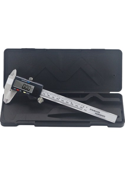 150MM Hiçbir Kutu Elektronik Sürmeli Kumpas 150MM 200MM 300MM Dijital Kumpas Paslanmaz Çelik Cetvel Ölçer Mikrometre LCD Ölçme Aracı (Yurt Dışından) fırsatları