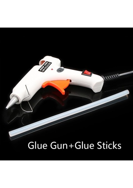 1 Adet Tutkal Tabancası 1 Çubuk 20W, Ab 20W Isı Sıcak Tutkal Tabancası ile 1 Adet/5 Adet 7MM*200MM Tutkal Çubuğu Endüstriyel Mini Termo Elektrikli Isı Sıcaklığı Aracı Pnömatik (Yurt Dışından)