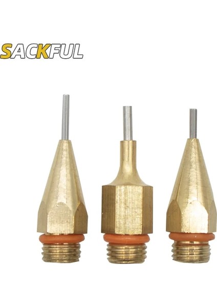 1.3X40MM 1.0X40MM Tutkal Tabancası Memesi 1mm 1.3mm 1.5mm Küçük Apture Çaplı Meme Sıcak Eriyik Tutkal Tabancası Değiştirilebilir Bakır Meme (Yurt Dışından)