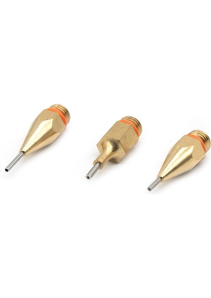 1.3X40MM 1.0X40MM Tutkal Tabancası Memesi 1mm 1.3mm 1.5mm Küçük Apture Çaplı Meme Sıcak Eriyik Tutkal Tabancası Değiştirilebilir Bakır Meme (Yurt Dışından)