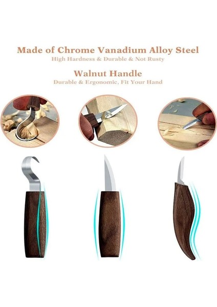 3 Adet Set A 3/5 Adet Keski Ağaç Işleme Kesici Oyma Seti El Aleti Seti Ahşap Oyma Bıçağı Dıy Soyma Ahşap Oyma Kaşığı Oyma Kesici (Yurt Dışından) fiyatları