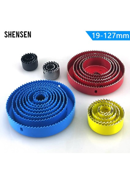 Kırmızı 5 Adet 64-127MM 19-127MM Delik Testere Seti Testere Fincan Ahşap Taç Matkap Ucu Alçıpan Ahşap Pvc Plastik Yoğunluk Levhası Metal Ağaç Işleme Aletleri (Yurt Dışından) fiyatları