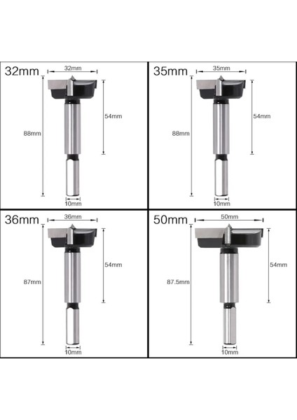 53MM 1 Adet 12-53MM Uzatmak Forstner Bit Burgu Matkap Uçları Ahşap Delik Testere Ağaç Işleme Açacağı Ahşap Kesici Menteşe Pencere Alaşım Kilit (Yurt Dışından)