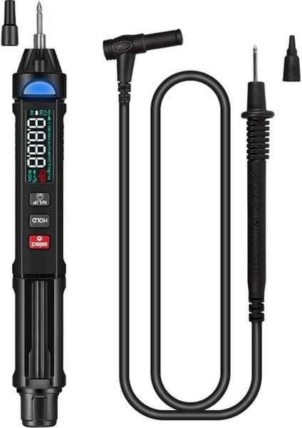 KKM100 KKMOON100 Dijital Multimetre Otomatik Akıllı Sensör Kalem Test Cihazı 6000 Sayım Temassız Gerilim Ölçer Multimetre Polimetro Aracı (Yurt Dışından)