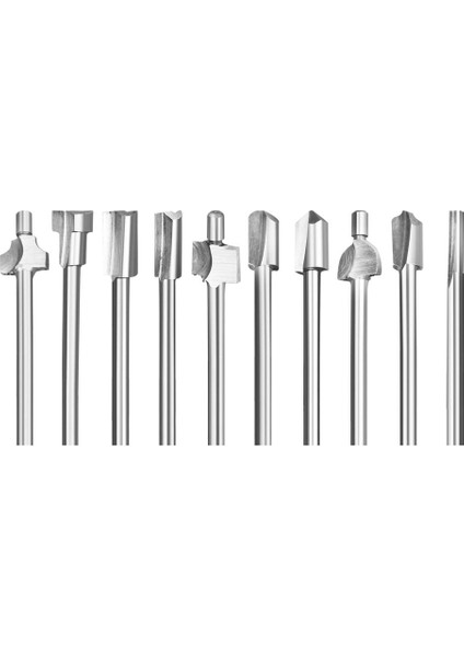 Titanyum 10 Adet Hss Freze Uçları Ahşap Kesici Freze Uyar Dremel Döner Alet Seti 1/8 "3mm Shank Marangozluk Freze Uçları Döner Araçları Dıy (Yurt Dışından) modelleri