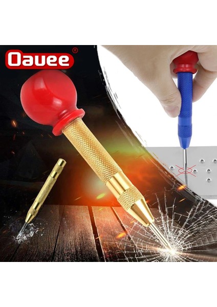Mavi Otomatik Merkez Pim Zımbası Yaylı Işaretleme Başlangıç Delikleri Aracı Hss Merkezi Zımba Stator Delme Ağaç Işleme Araçları Matkap Ucu (Yurt Dışından)